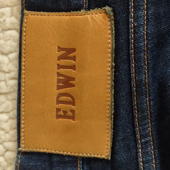 EDWIN 30x32 Slim Tapered Blue Jeans - Picture 12 of 16